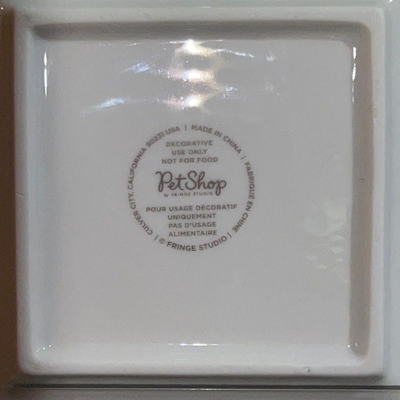 artful metallic gold heart with “Love” inside…porcelain tray in gift box-NIB - Picture 7 of 12